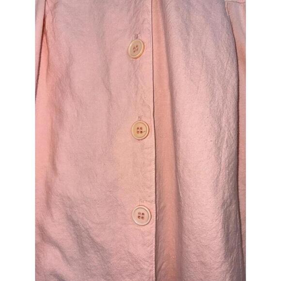 Vtg 80s Pinot Noir Women's Dress Sz S Peachy 100% Cotton Cottage Core Trad Wife - Picture 2 of 9